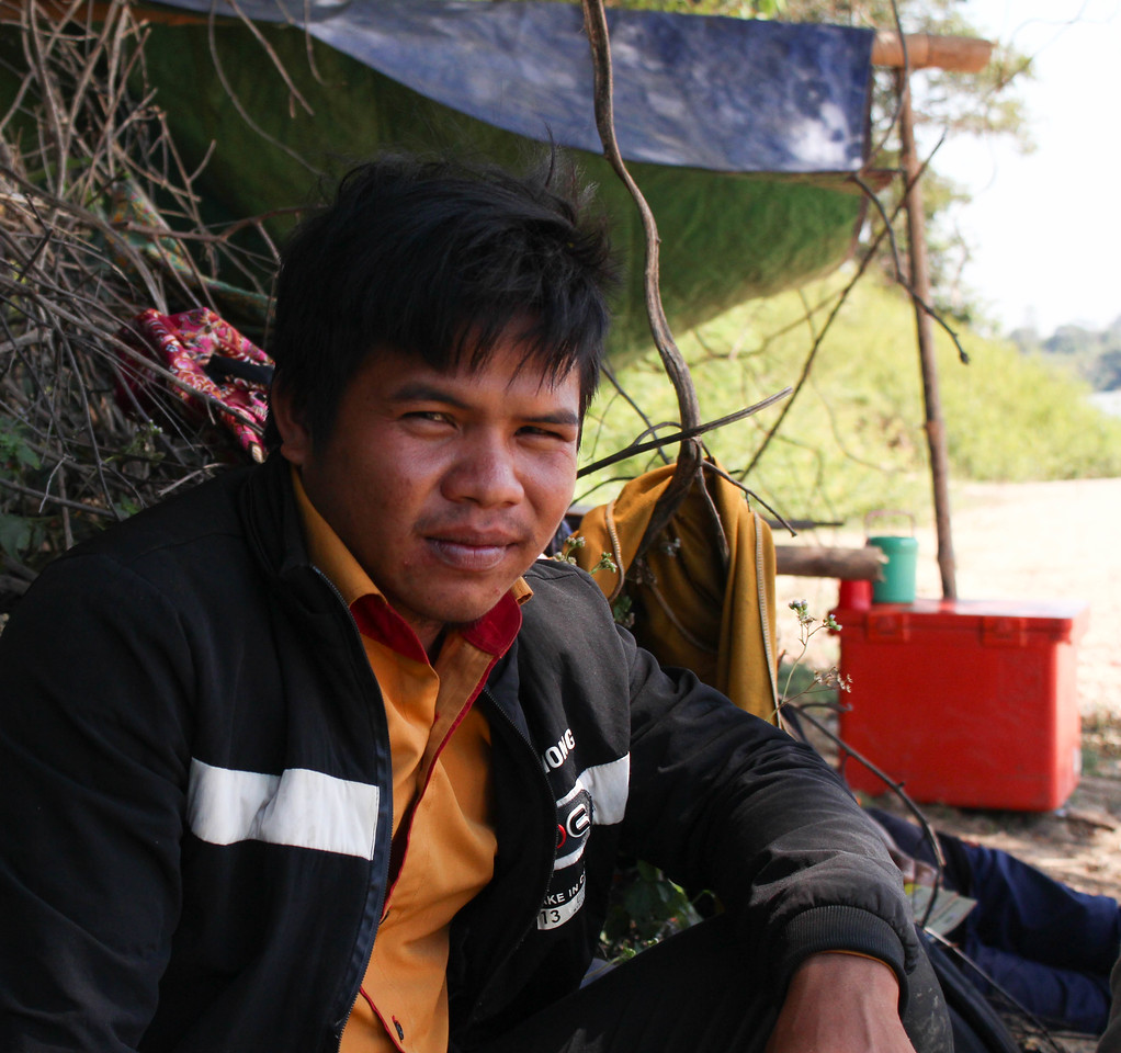 Portrait of Taounsay, part of the malaria outreach team