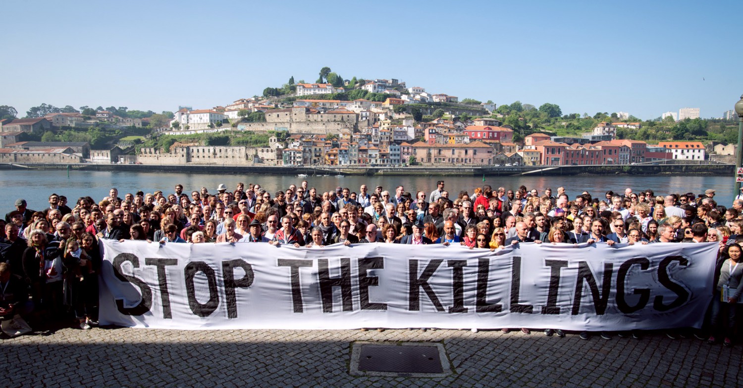 Stop the Killings campaigners